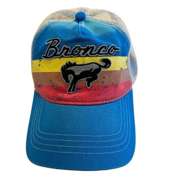 Ford bronco trucker hat, blue new with tag look at - Picture 1 of 5